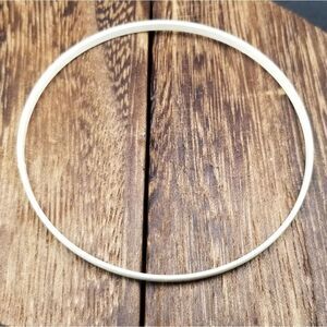 Bone white bracelet slider B909